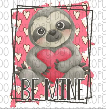 Be Mine DTF Transfer Design