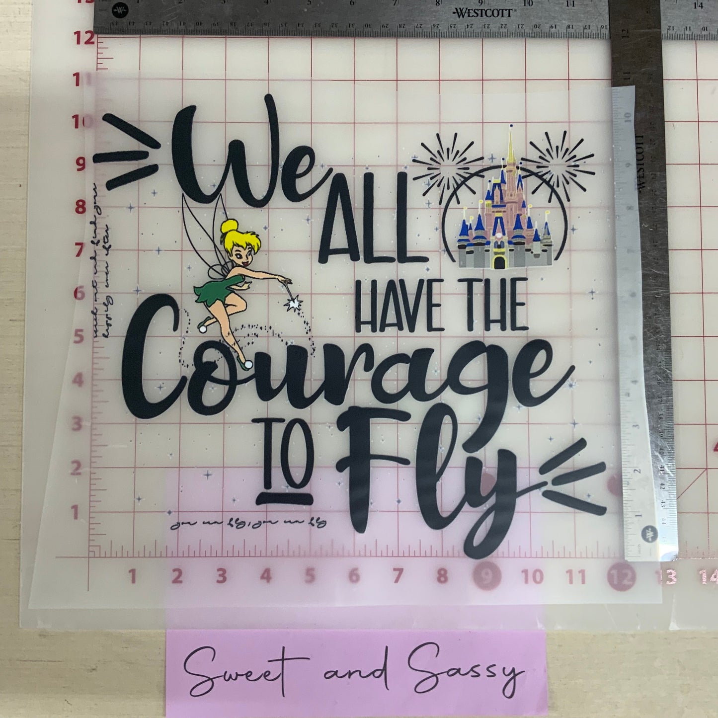 We all have the courage to fly DTF Transfer Design
