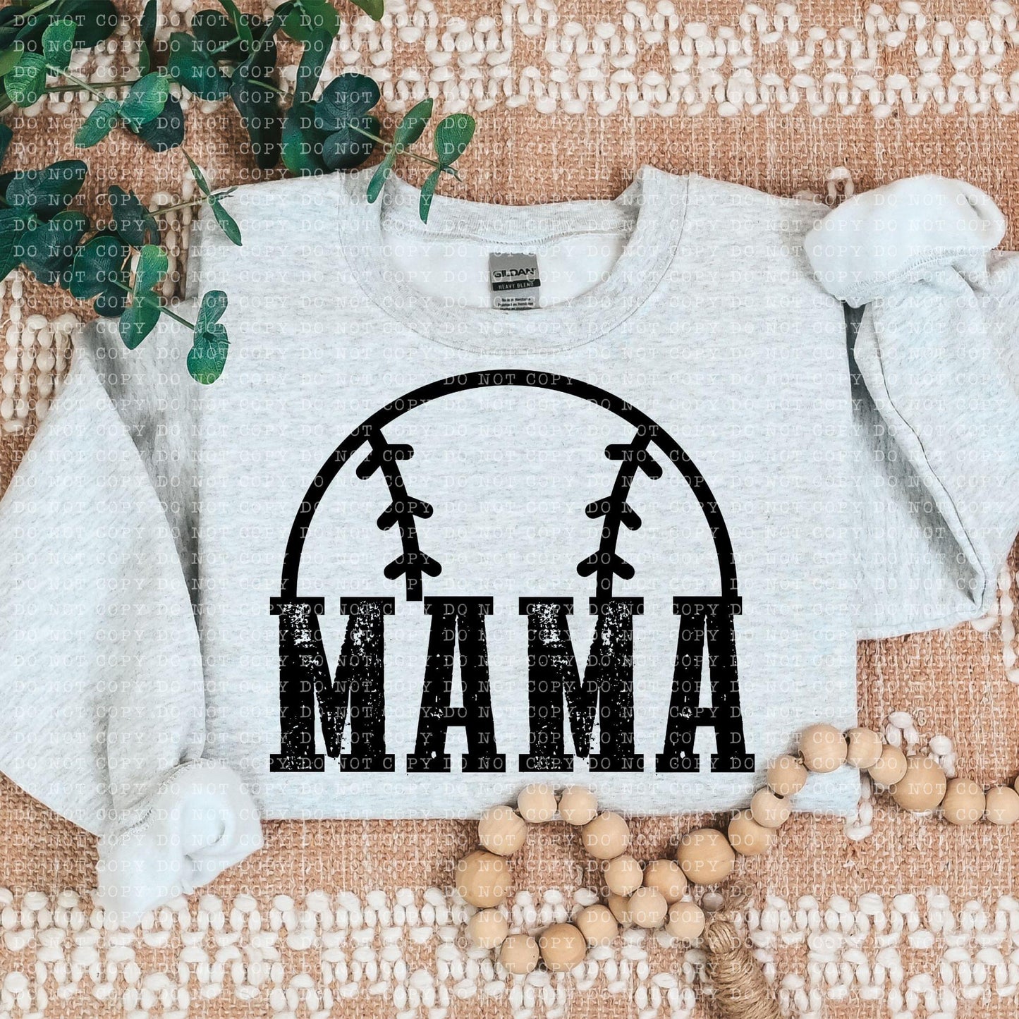 Softball/Baseball Mama DTF Transfer Design