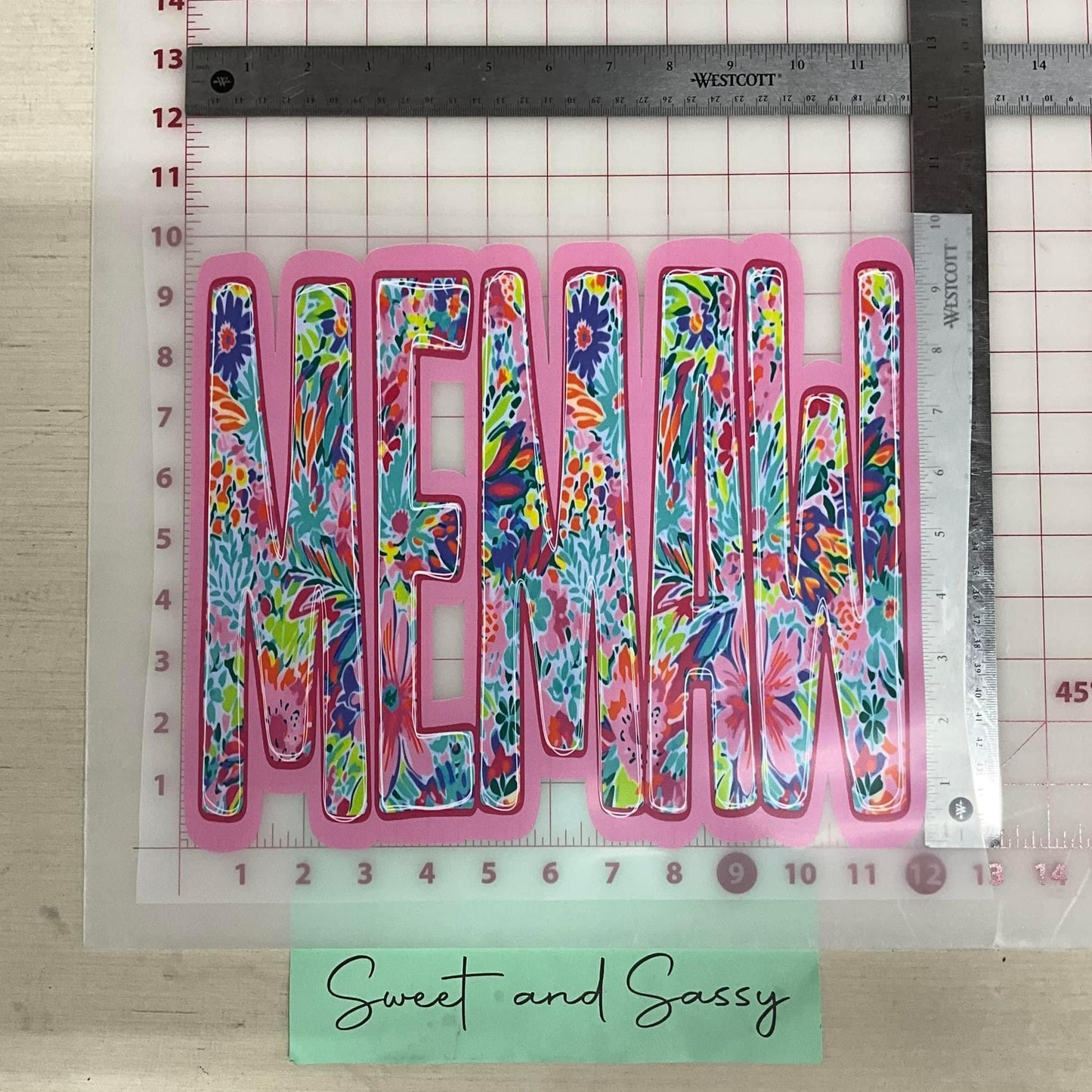 Neon Blooms DTF Transfer Design