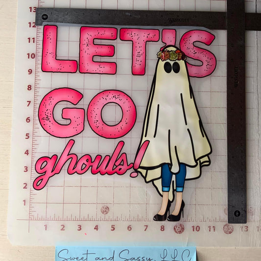 Let’s Go Ghouls DTF Transfer Design