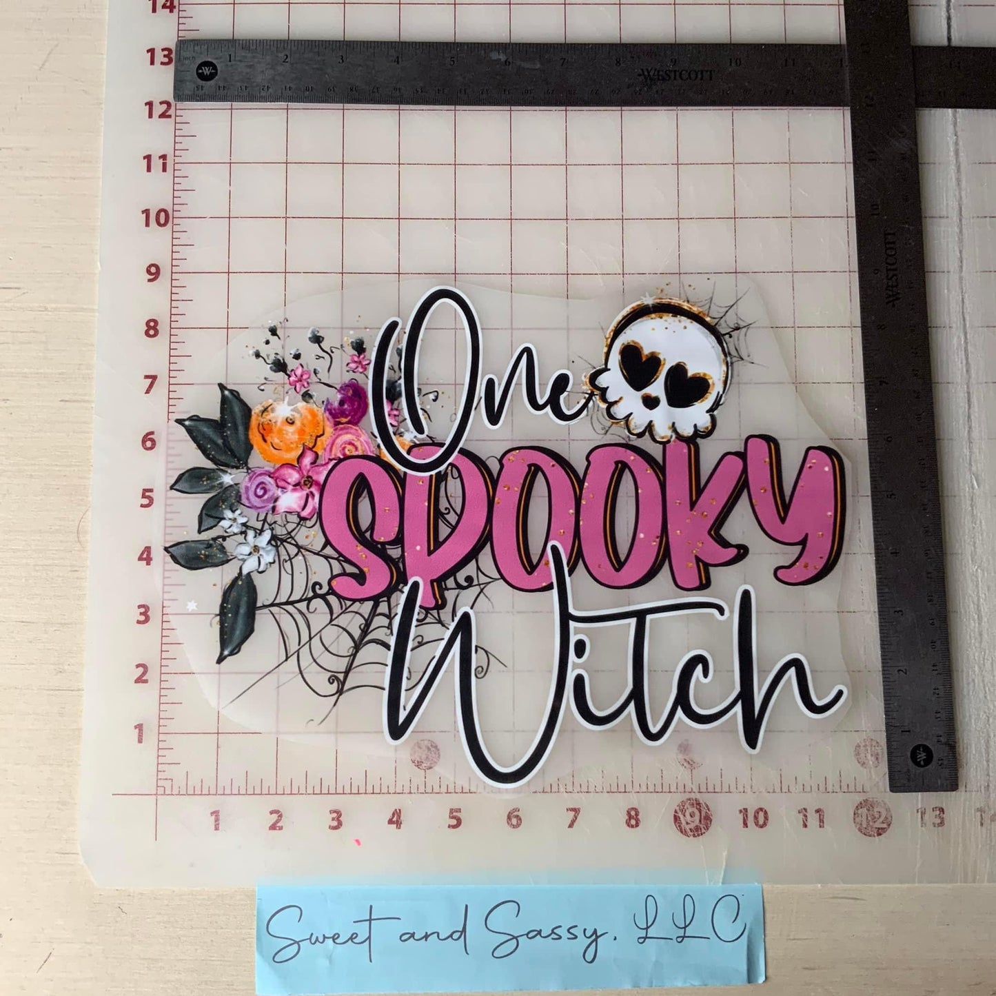 One Spooky Witch DTF Transfer Design