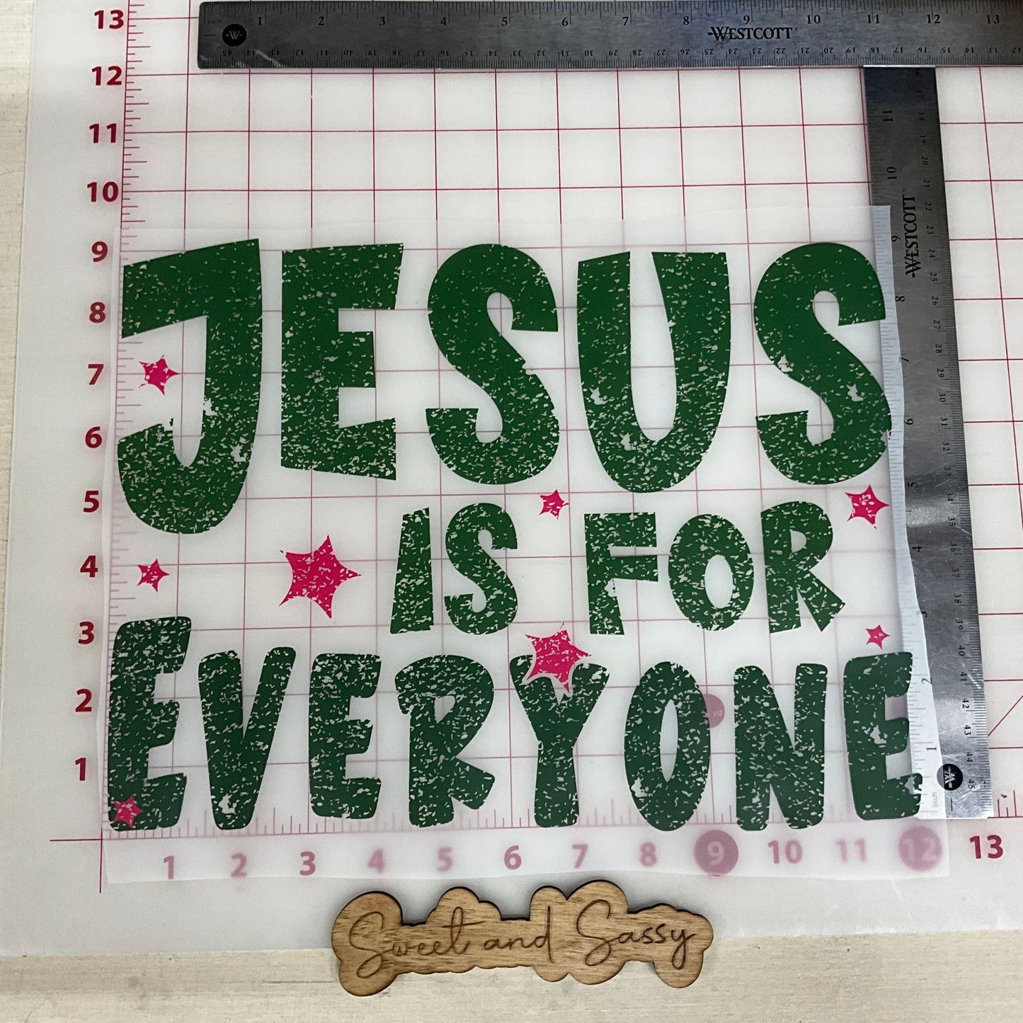 Jesus is for everyone DTF Transfer Design