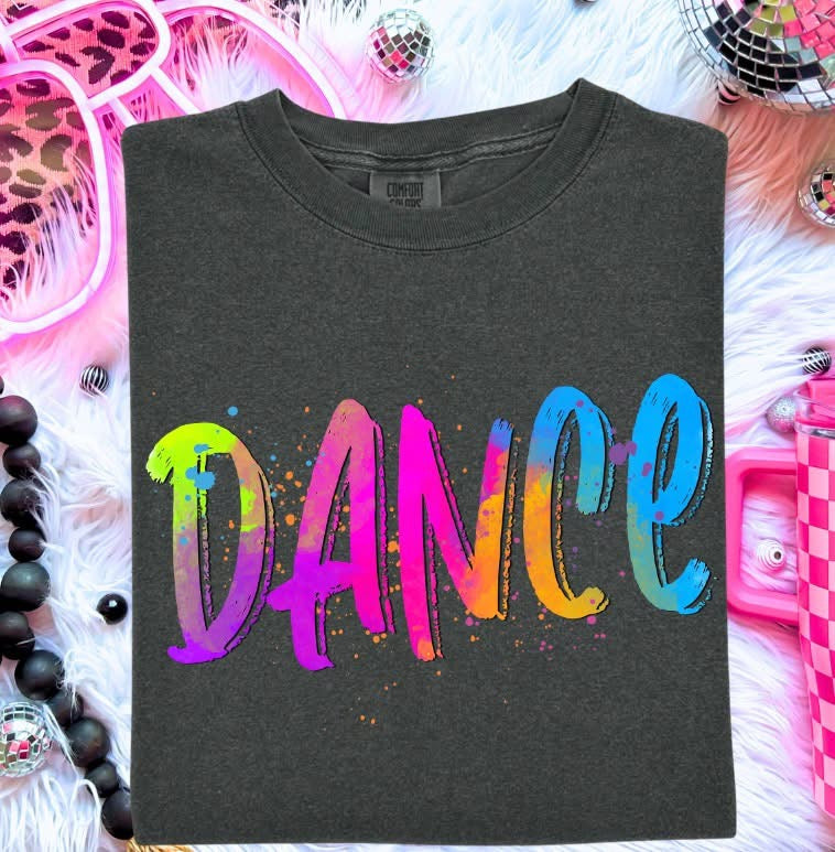 NEON Dance DTF Transfer Design