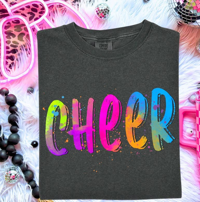 NEON CHEER DTF Transfer Design
