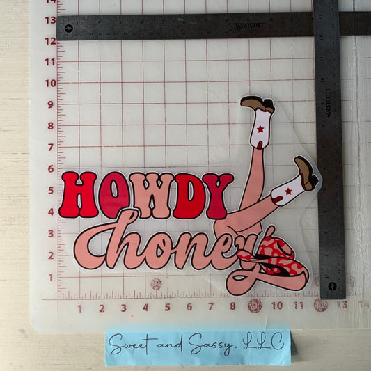 Howdy Honey DTF Transfer Design