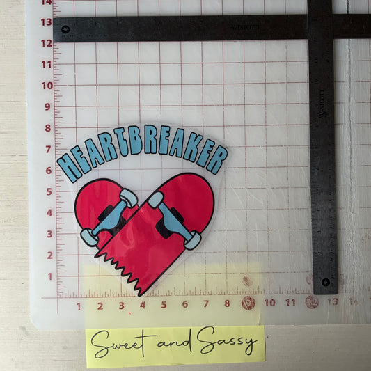 Heart Breaker DTF Transfer Design