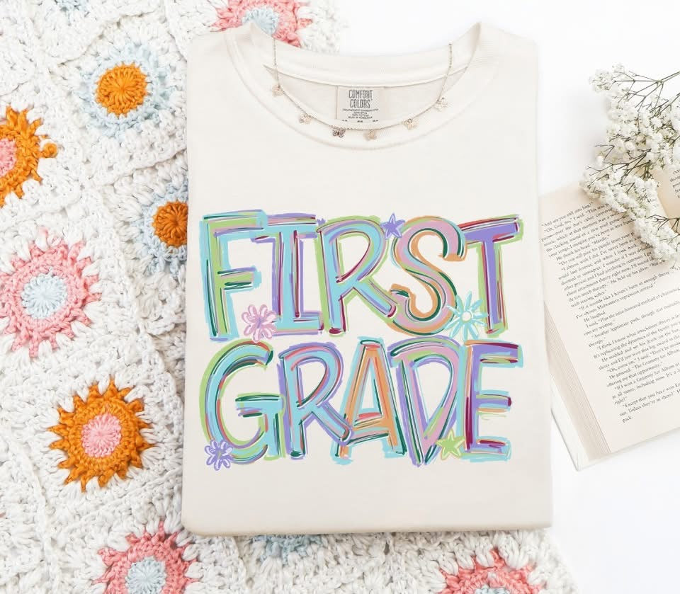 TILTED FIRST GRADE DTF Transfer Design