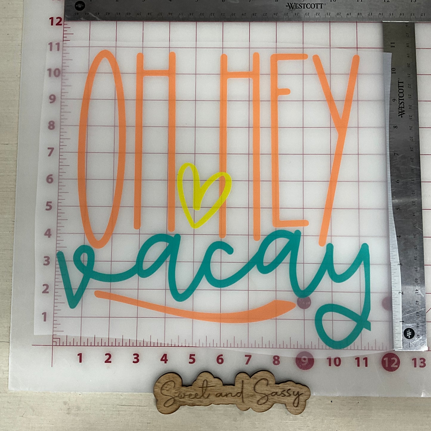 Oh Hey Vacay DTF Transfer Design