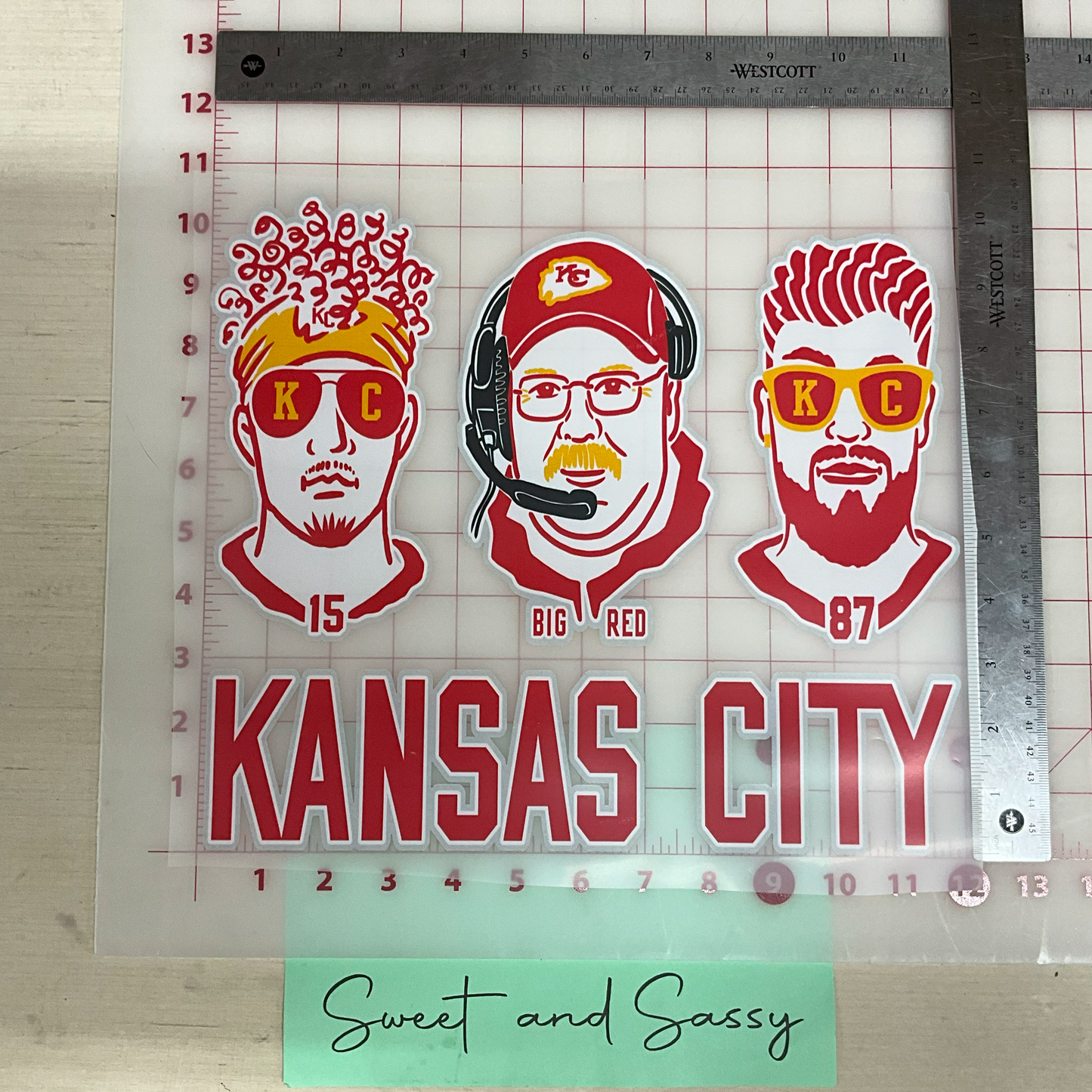 Kansas City DTF Transfer Design