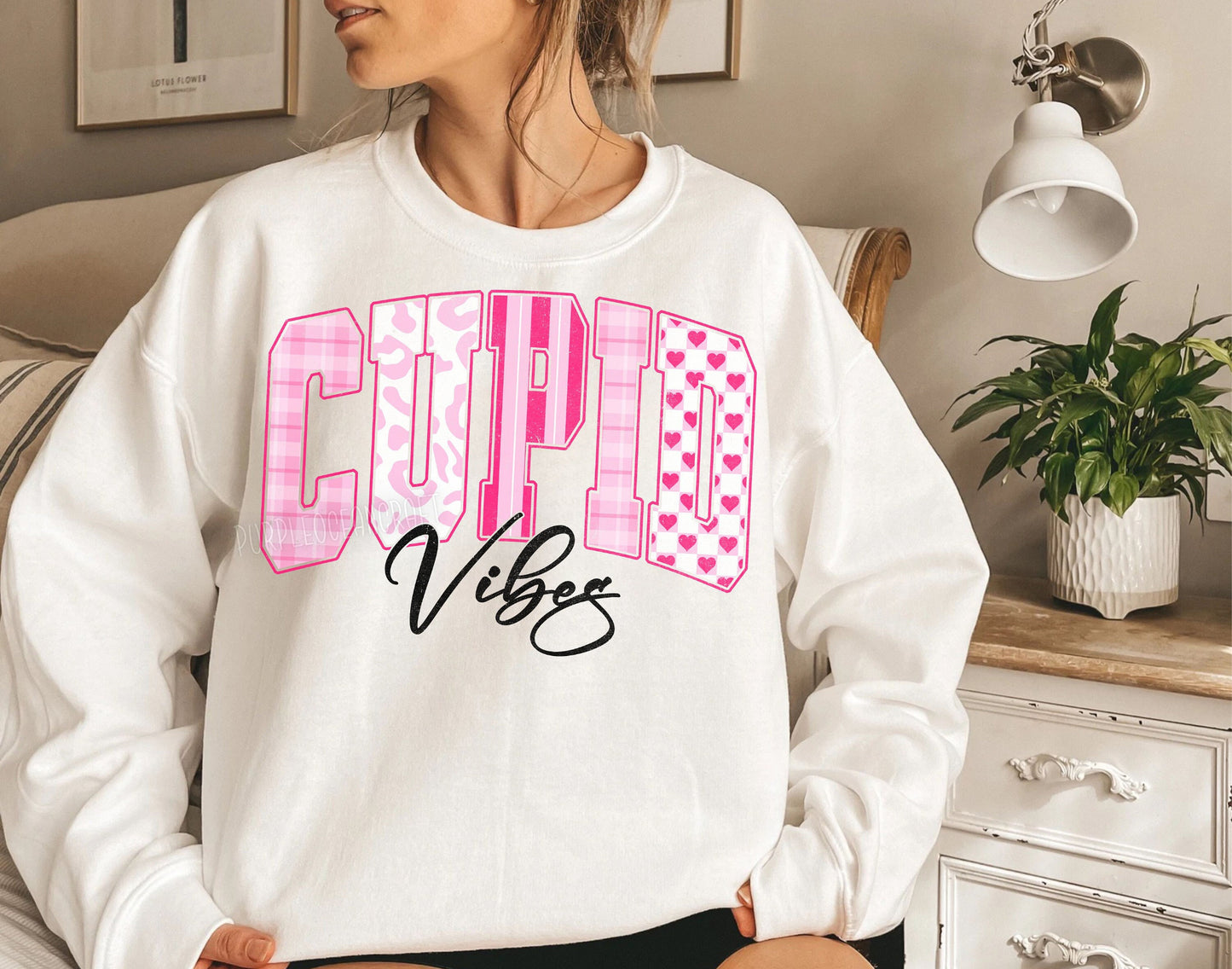 Cupid Vibes Patterned DTF Transfer Designs