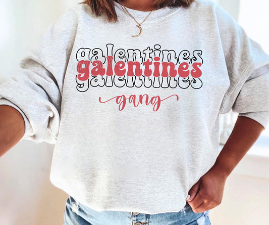Galentines Gang Stacked DTF Transfer Design