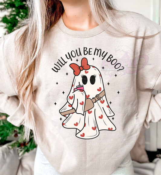 Will You Be My Boo DTF Transfer Design