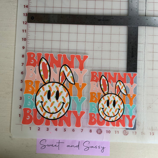 BUNNY BUNNY BUNNY DTF Transfer Design