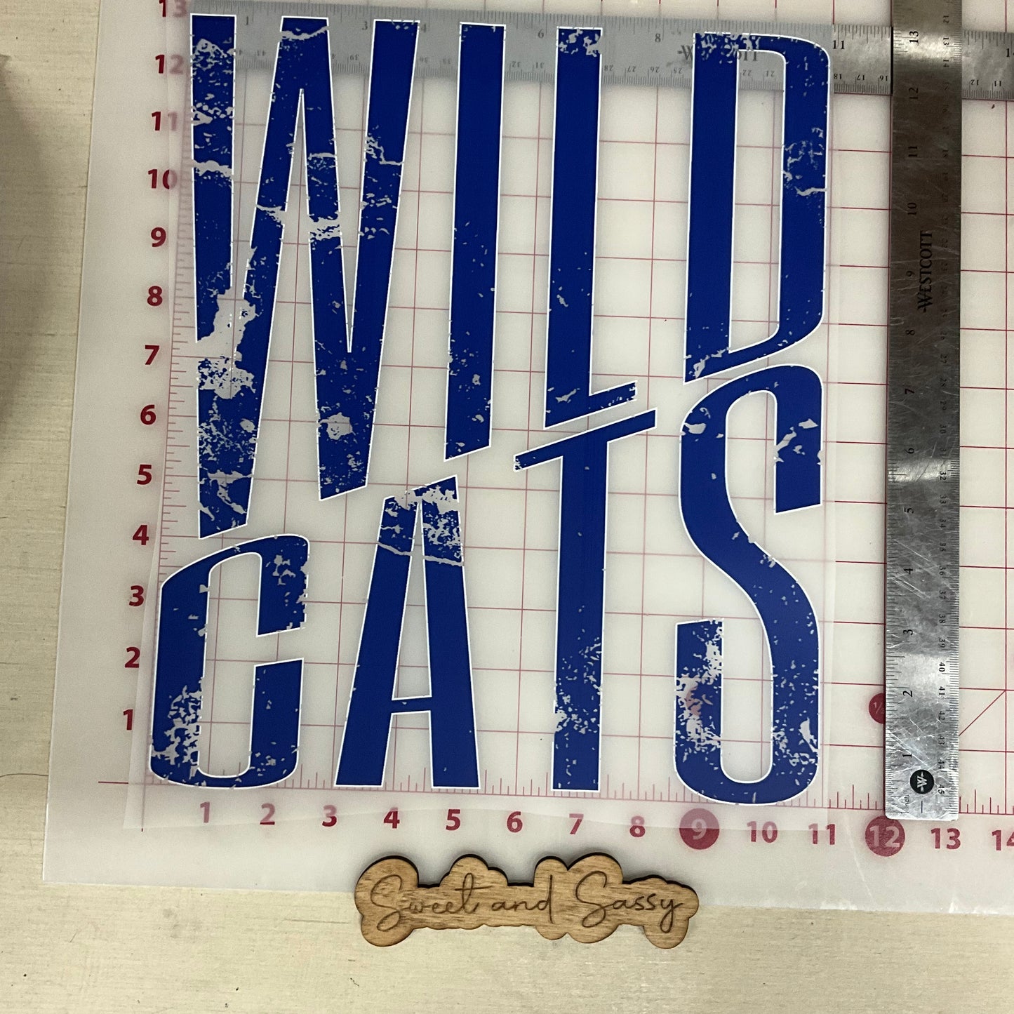 wildcats stacked grunge DTF Transfer