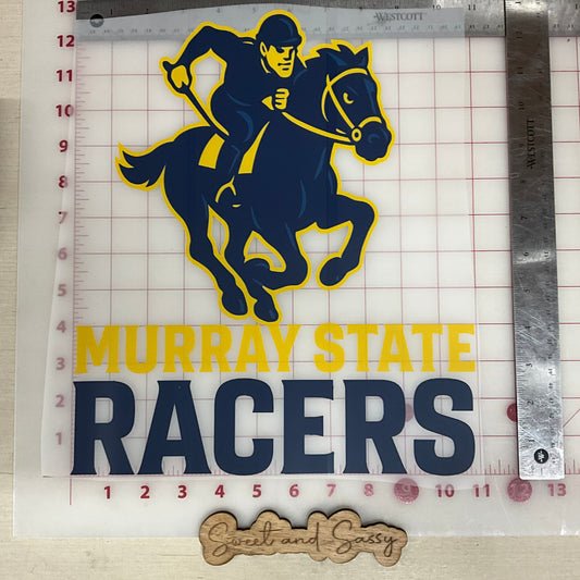 Murray state racers riding racer DTF Transfer Design