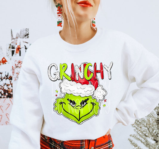 Grinchy DTF Transfer Design