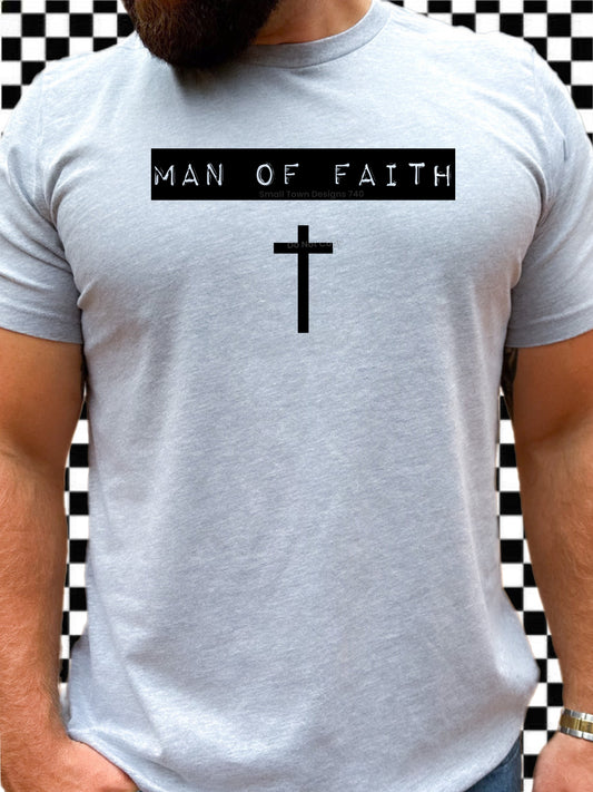 Man of Faith DTF Transfer Design Small Town