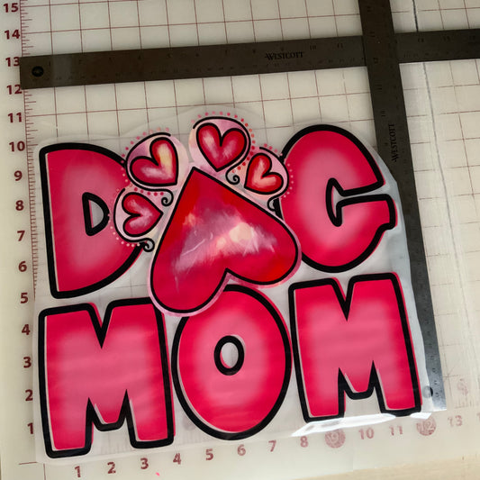 Dog Mom DTF Transfer Design