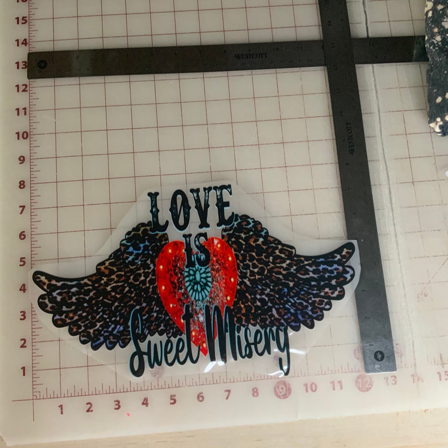 Love is Sweet Misery DTF Transfer Design