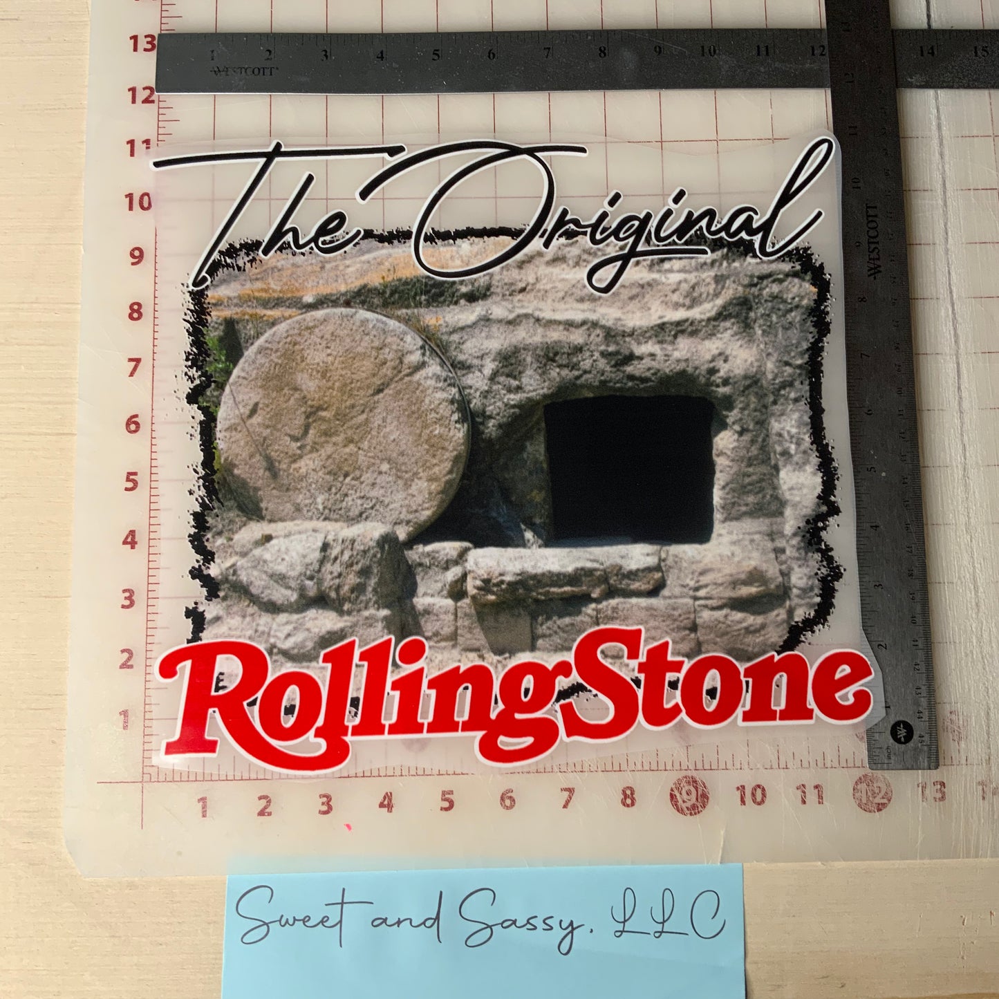 The original Rolling Stone DTF Transfer Design