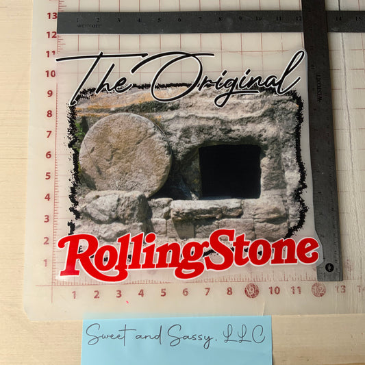 The original Rolling Stone DTF Transfer Design