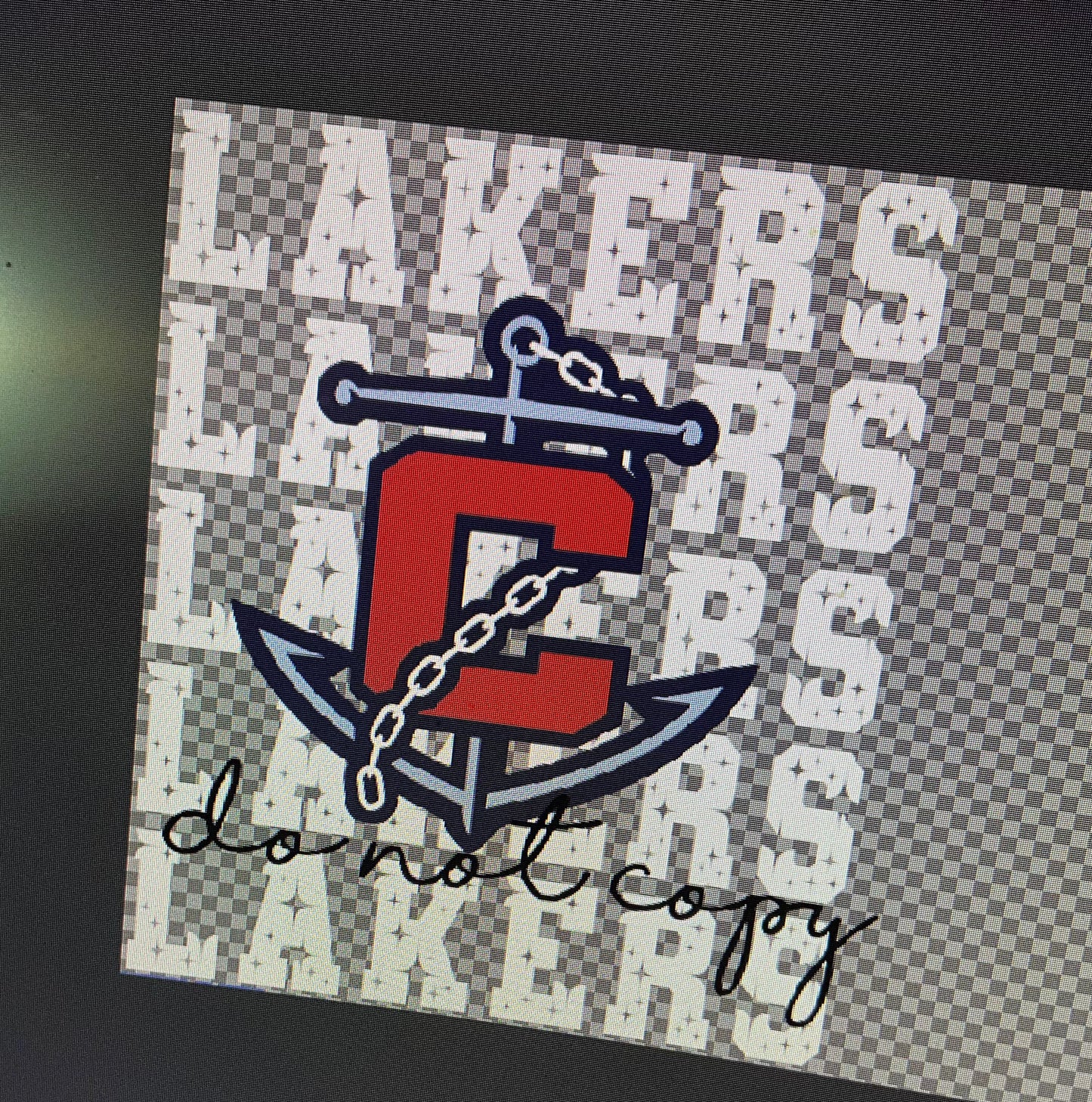 Lakers Team Stars  DTF Transfer Design