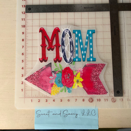 Mom floral DTF Transfer Design