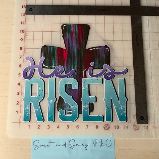 HE is Risen DTF Transfer Design