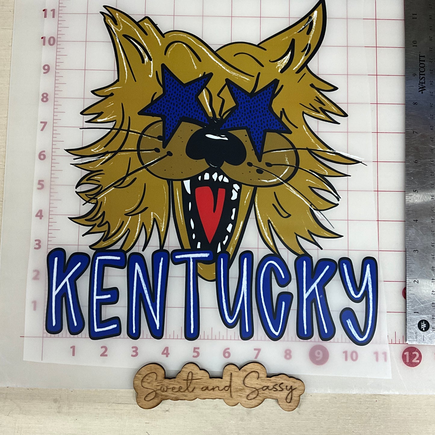 kentucky star eyes DTF Transfer Design