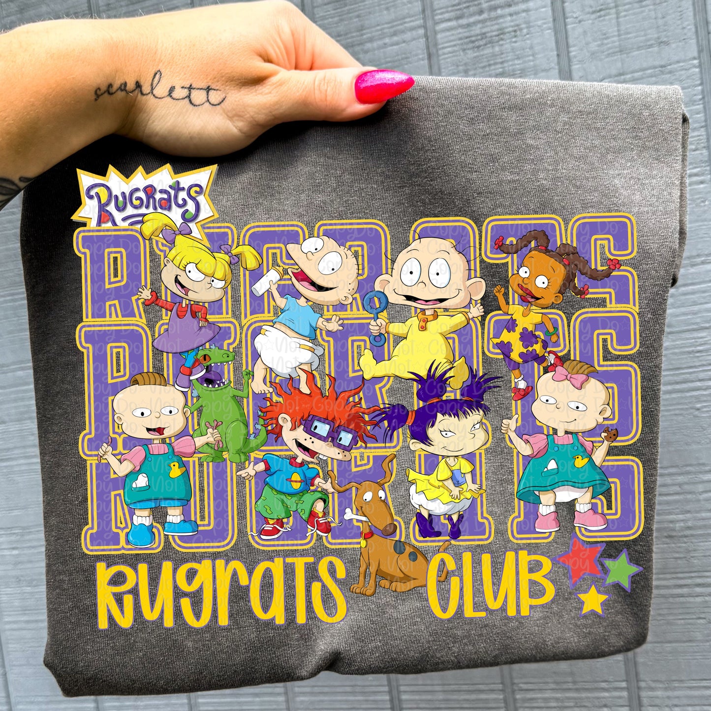 Rugrats club DTF Transfer Design