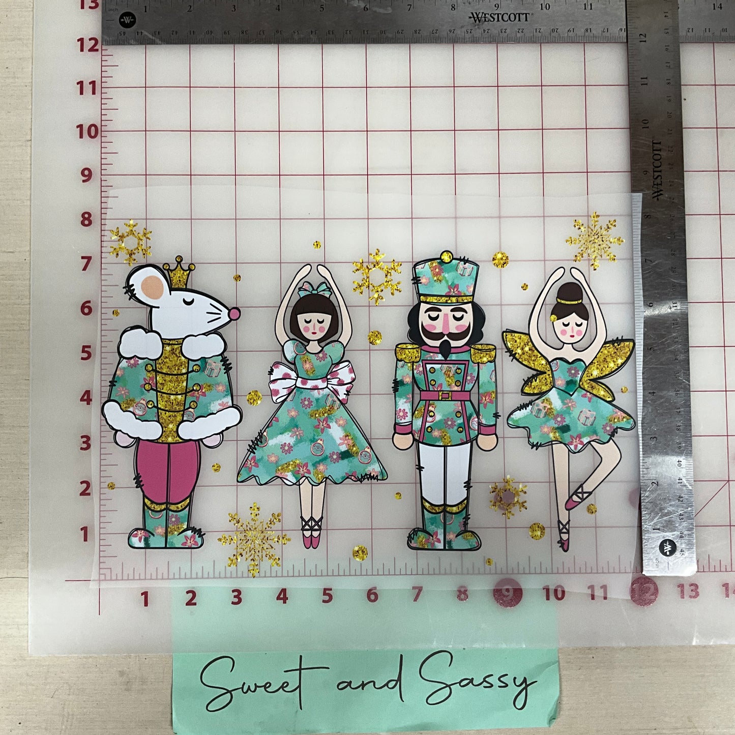 nutcracker mouse ballerina DTF Transfer Design