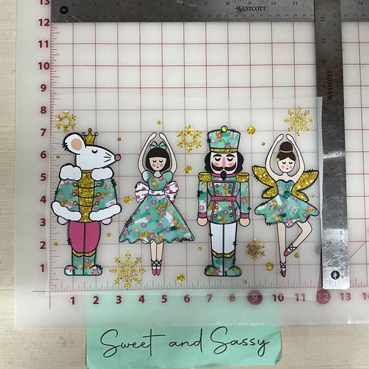 nutcracker mouse ballerina DTF Transfer Design