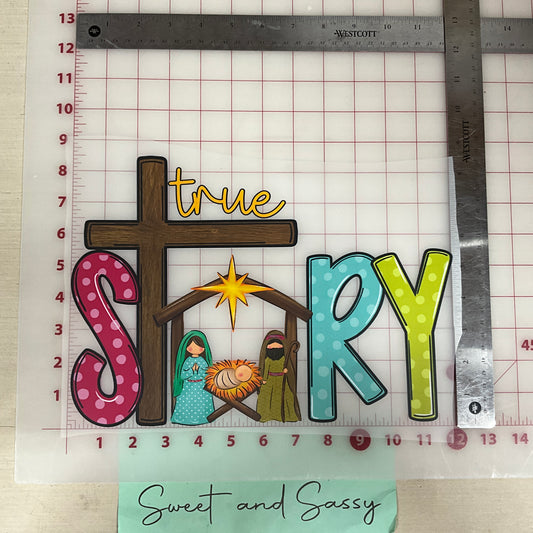 True story light skin DTF Transfer Design