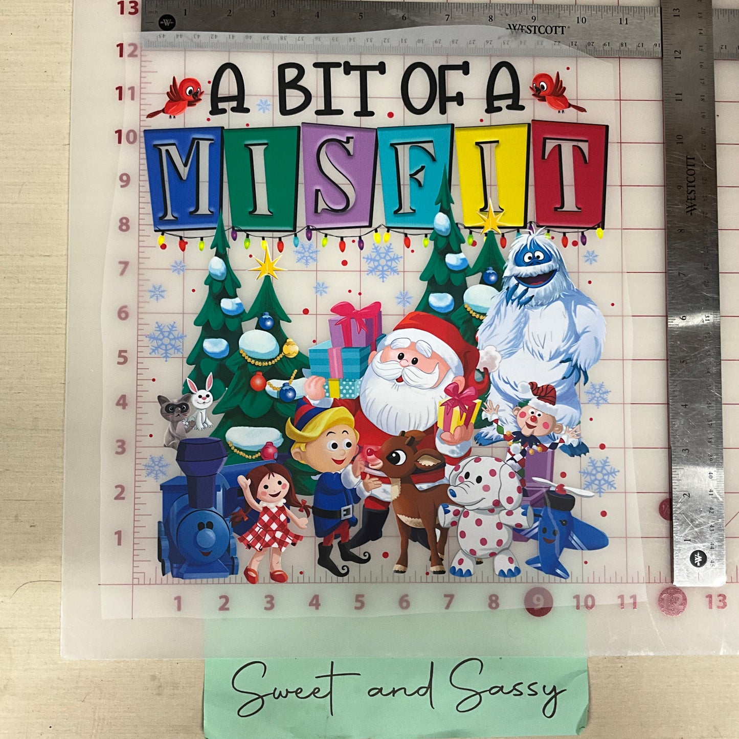 a bit of a misfit movie DTF Transfer Design