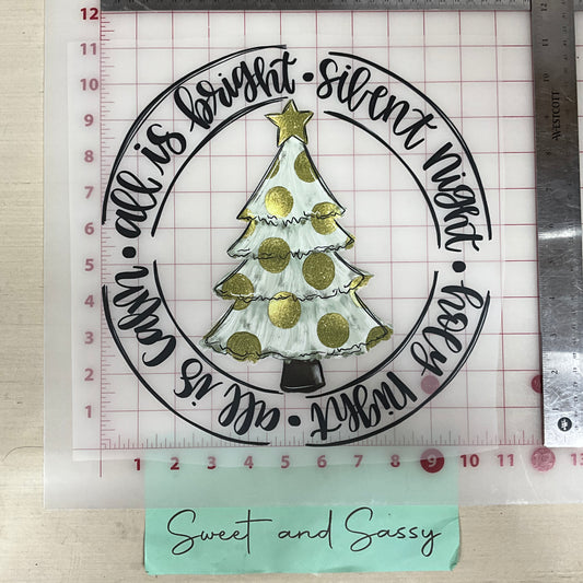 all is bright DTF Transfer Design