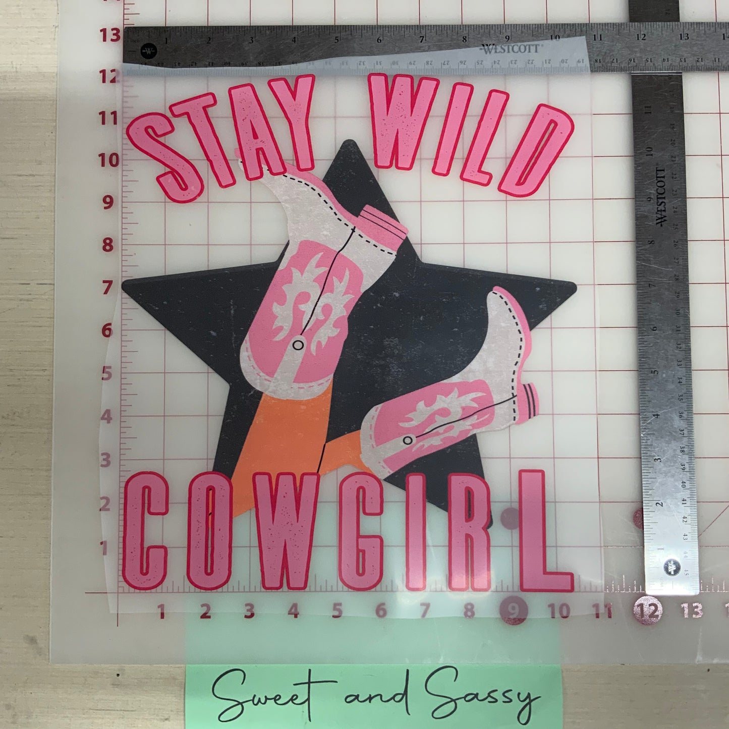 Stay Wild Cowgirl DTF Direct To Film transfers