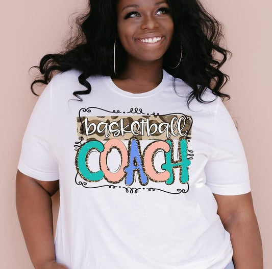 Basketball Coach DTF Transfer Design Bev