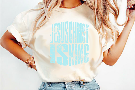 Jesus Christ is King DTF Transfer Design