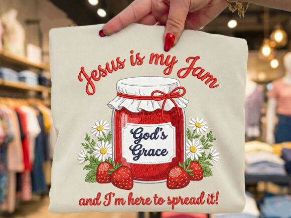 Jesus is my Jam and I'm Here to Spread it DTF Transfer Design