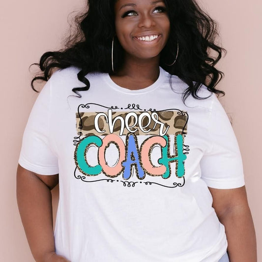 Cheer Coach DTF Transfer Design Bev