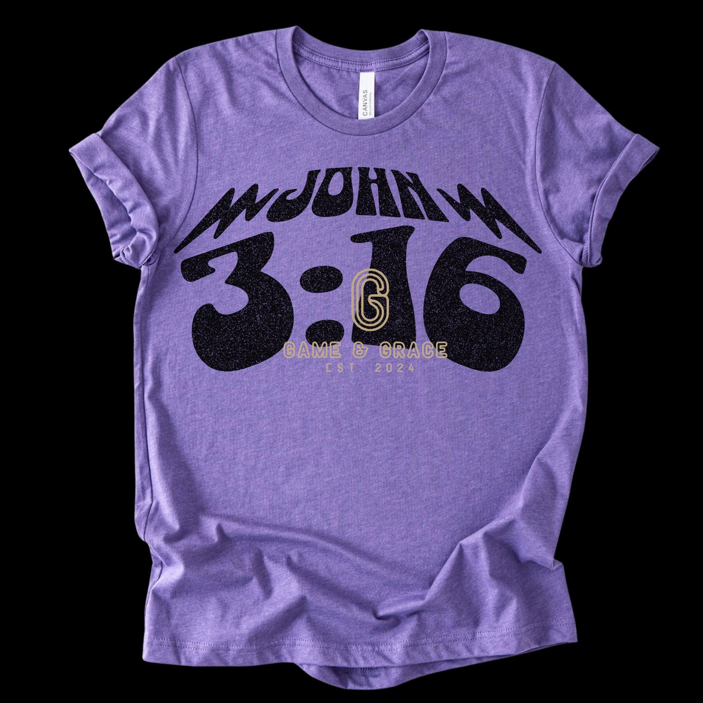 John 3:16 grunge DTF Transfer Design