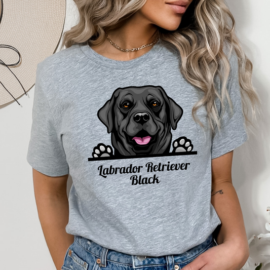 Labrador Retriever black DTF Transfer Design