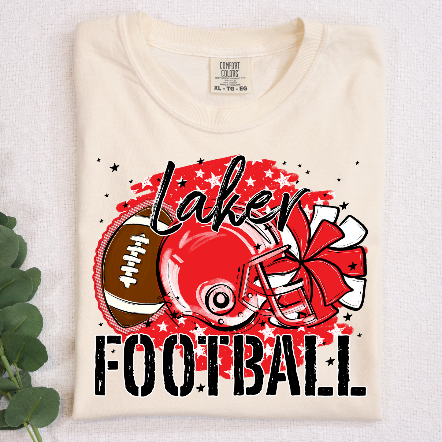Mascot Football Star DTF Transfer Design