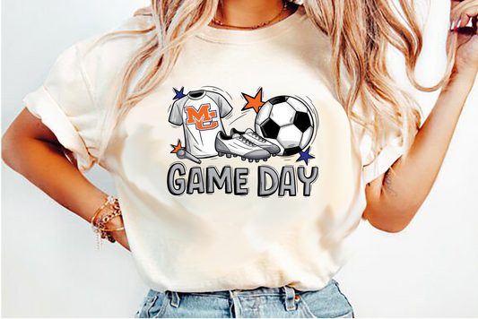 MC Soccer Game Day DTF Transfer Design