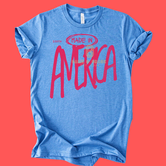 Made in America 250th DTF Transfer Design