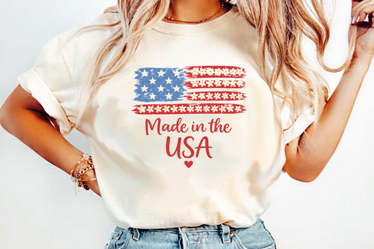 Made in the USA DTF Transfer design