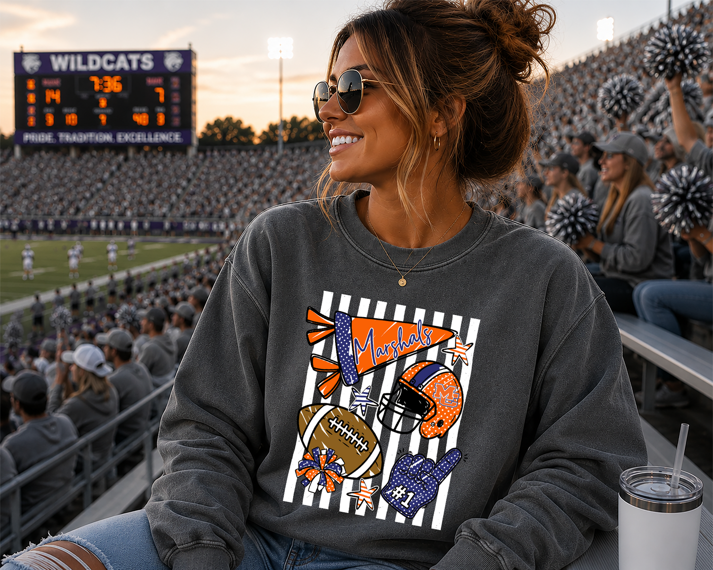Mascot Friday Night Favorites football DTF Transfer