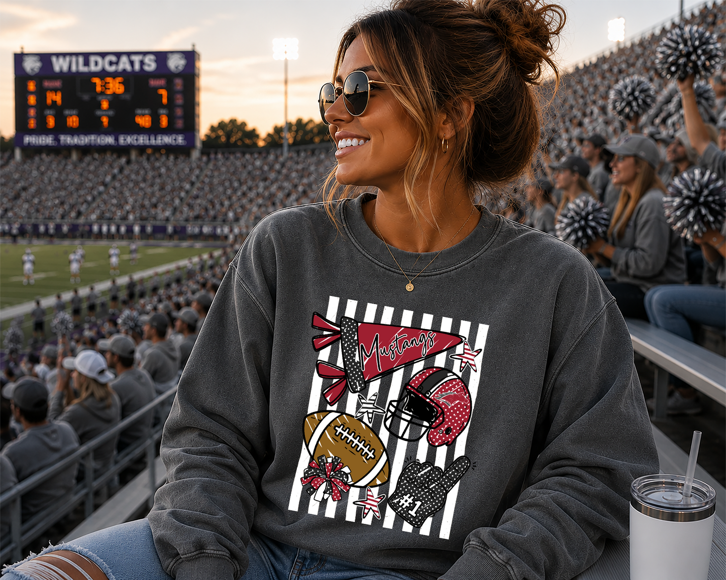 Mascot Friday Night Favorites football DTF Transfer