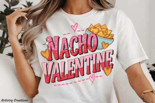 Nacho Valentine DTF Transfer Design CF